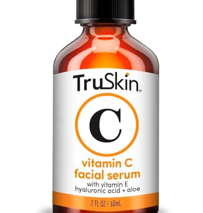 TruSkin Vitamin C Serum For Face – Anti Aging Face Serum with Vitamin C, Hyaluronic Acid, Vitamin E – Brightening Formula – Improve Appearance of Dark Spots, Tone, Fine Lines & Wrinkles, 2 Fl Oz : Beauty & Personal Care